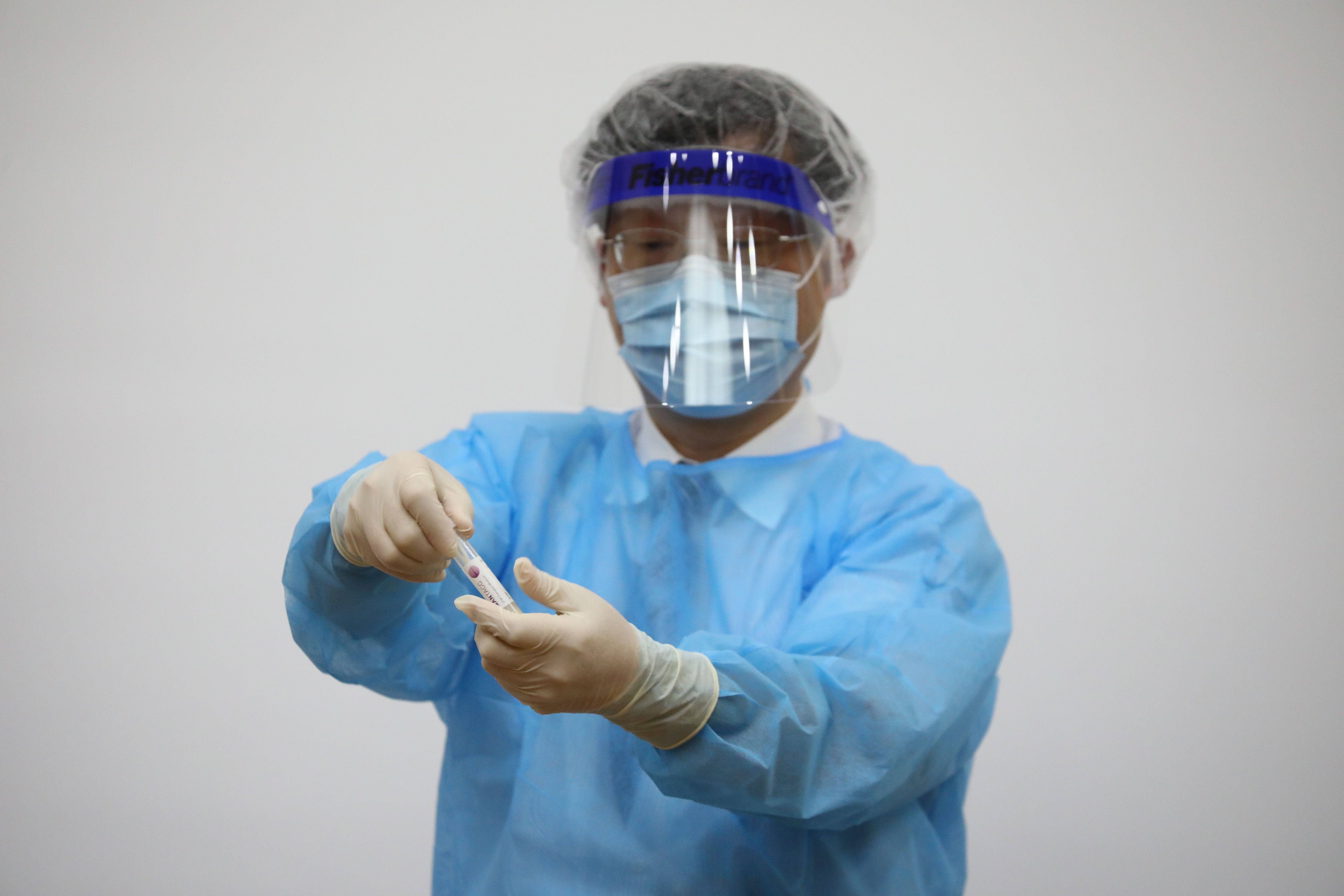 保存已採集到的樣本。