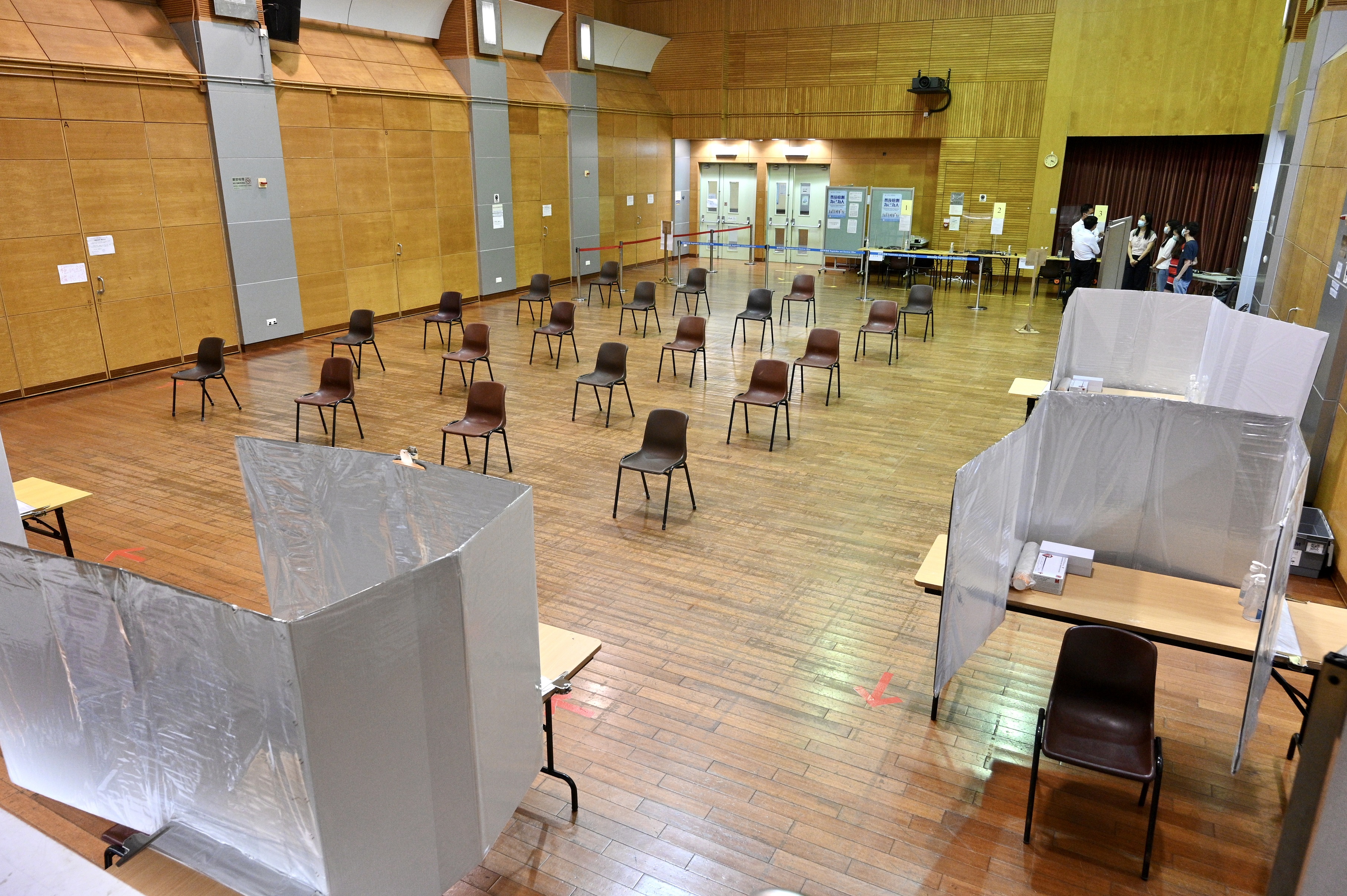 圖為將用作檢測中心的愛秩序灣社區會堂。