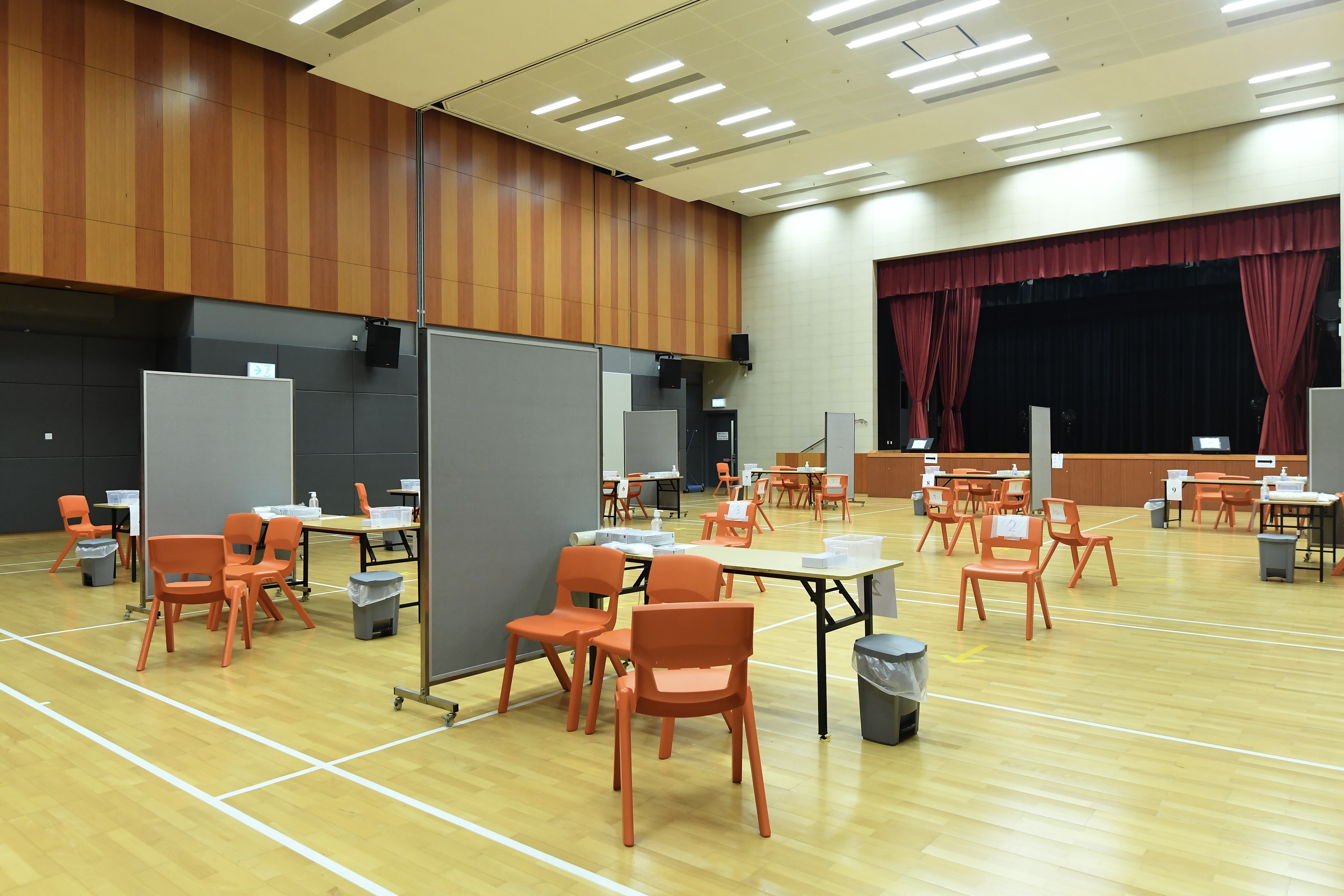 圖為將用作檢測中心的圓洲角社區會堂。