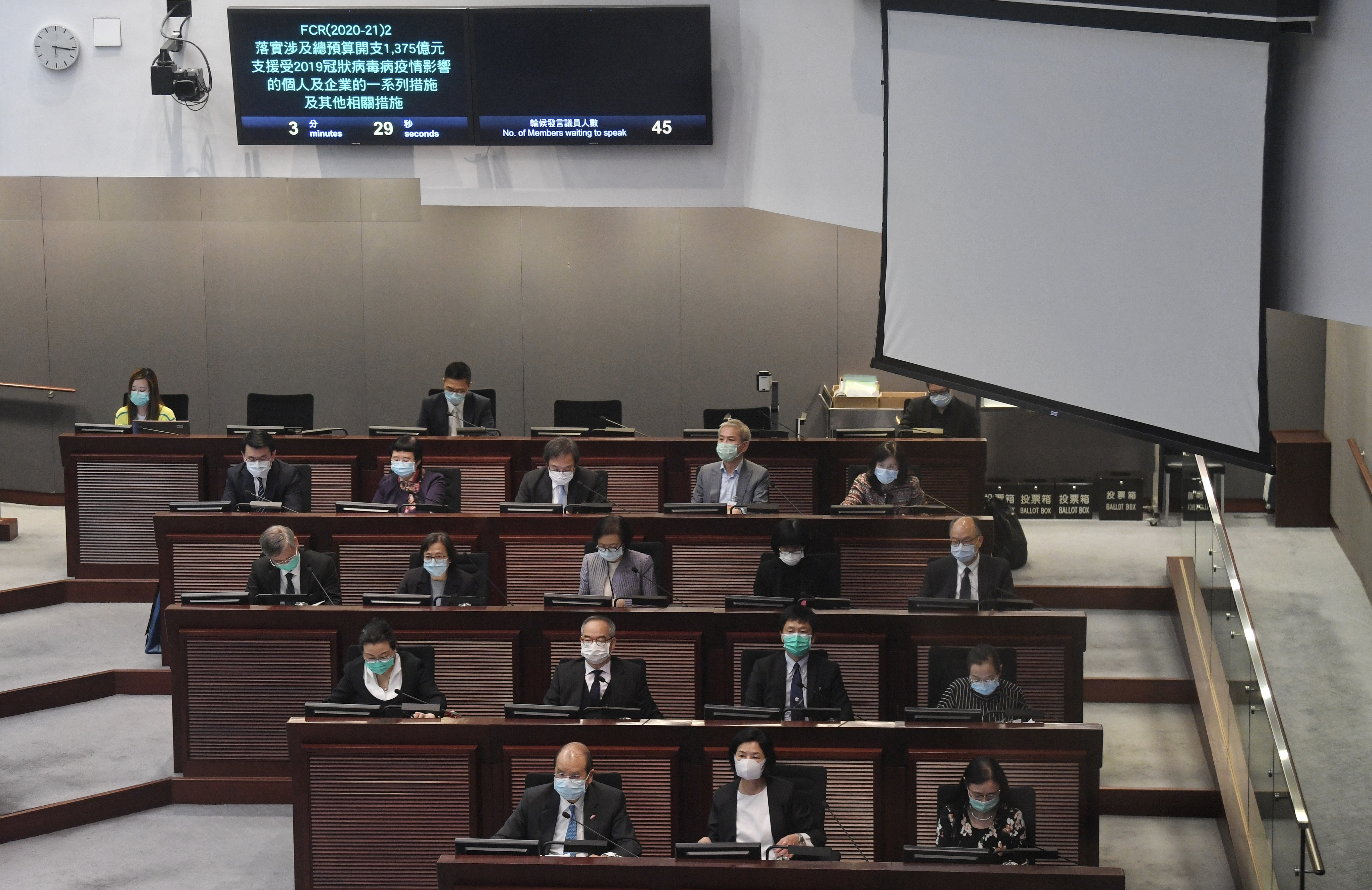 立法會財務委員會4月18日通過第二輪「防疫抗疫基金」有關撥款，該項撥款超過1300億元，包括推出800億元「保就業」計劃。（中通社資料圖片）